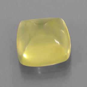 Cuarzo Limón natural de 8.61 ct, Corte Cojín, Transparente