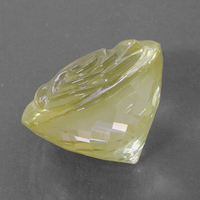 Cuarzo amarillo natural de 21,03 ct, transparente, transparente / translúcido