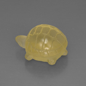 Cuarzo amarillo natural de 28,53 ct, transparente, transparente / translúcido