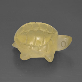 Cuarzo amarillo natural de 26,47 ct, transparente, transparente / translúcido