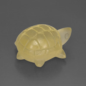 Cuarzo amarillo natural de 26,47 ct, transparente, transparente / translúcido
