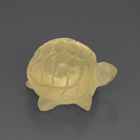 Cuarzo amarillo natural de 17,80 ct, transparente, transparente / translúcido