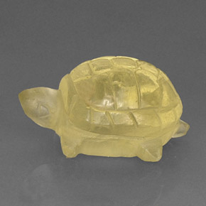 Cuarzo amarillo natural de 15,82 ct, transparente, transparente / translúcido
