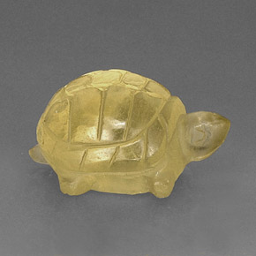 Cuarzo amarillo natural de 15,82 ct, transparente, transparente / translúcido