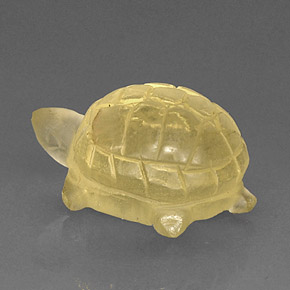 Cuarzo amarillo natural de 15,82 ct, transparente, transparente / translúcido