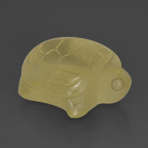 Cuarzo amarillo natural de 24,91 ct, transparente, transparente / translúcido