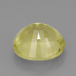 Cuarzo Limón natural de 5.96 ct, Corte Óvalo, VVS