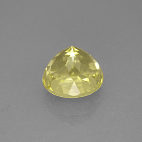 Cuarzo amarillo natural de 2,22 ct, corte redondo, VVS