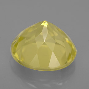 Cuarzo amarillo natural de 5,83 ct, corte redondo, VVS