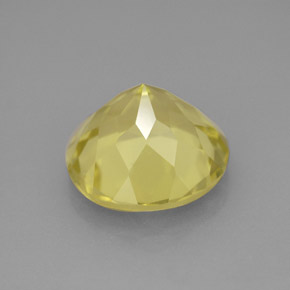 Cuarzo amarillo natural de 5,36 ct, corte redondo, VVS-VS