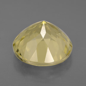 Cuarzo amarillo natural de 5,94 ct, corte redondo, VVS