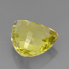 Cuarzo amarillo natural de 19,34 ct, trillón, VVS