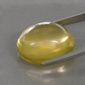 Cuarzo amarillo natural de 28,90 ct, transparente, transparente / translúcido