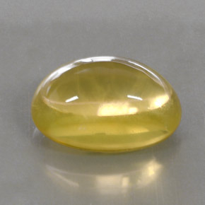 Cuarzo amarillo natural de 27,87 ct, corte óvalo, transparente