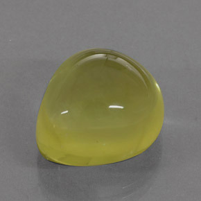Cuarzo amarillo natural de 17,87 ct, en forma de pera, transparente
