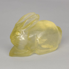 Cuarzo amarillo natural de 32,44 ct, transparente, transparente / translúcido