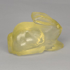 Cuarzo amarillo natural de 32,44 ct, transparente, transparente / translúcido
