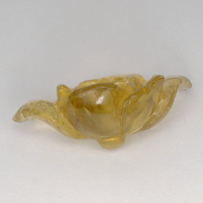 Cuarzo amarillo natural de 21,78 ct, transparente, transparente / translúcido