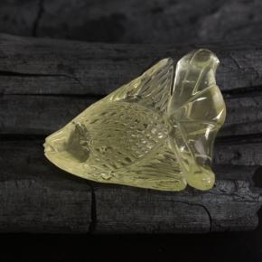Cuarzo amarillo natural de 42,75 ct, forma elegante, transparente