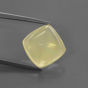 Cuarzo amarillo natural de 8,21 ct, transparente, transparente / translúcido