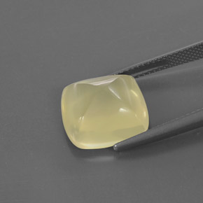 Cuarzo amarillo natural de 8,21 ct, transparente, transparente / translúcido