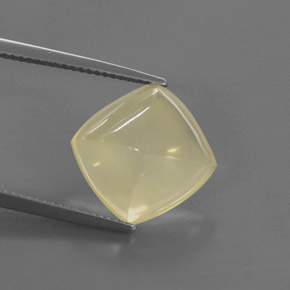 Cuarzo amarillo natural de 7,90 ct, transparente, transparente / translúcido