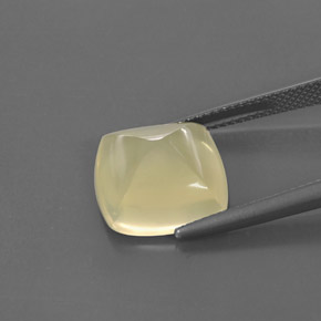Cuarzo amarillo natural de 7,90 ct, transparente, transparente / translúcido