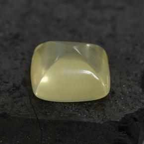 Cuarzo amarillo natural de 8,05 ct, corte cojín, transparente