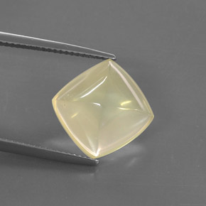 Cuarzo amarillo natural de 7,36 ct, transparente, transparente / translúcido