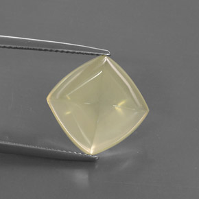 Cuarzo amarillo natural de 8,62 ct, transparente, transparente / translúcido