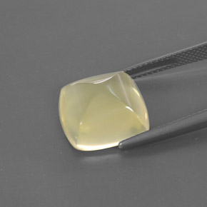 Cuarzo amarillo natural de 8,62 ct, transparente, transparente / translúcido