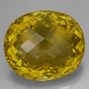 Cuarzo amarillo natural de 170,90 ct, corte óvalo, VVS