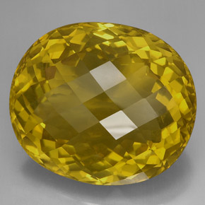 Cuarzo amarillo natural de 170,90 ct, corte óvalo, VVS