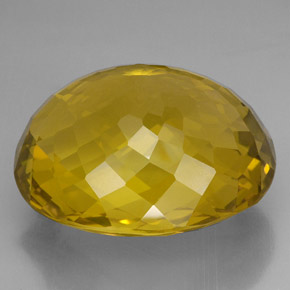 Cuarzo amarillo natural de 170,90 ct, corte óvalo, VVS