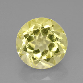 Cuarzo amarillo natural de 2,67 ct, corte redondo, VVS-VS
