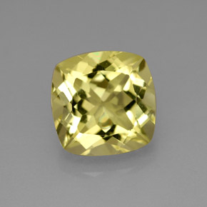 Cuarzo amarillo natural de 4,00 ct, corte cojín, VVS-VS