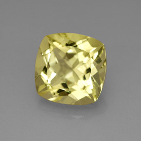 Cuarzo amarillo natural de 4,00 ct, corte cojín, VVS-VS