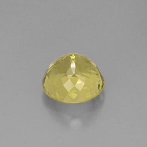 Cuarzo Limón natural de 10.94 ct, Corte Redondo, VS