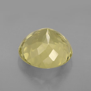 Cuarzo amarillo natural de 5,79 ct, corte redondo, VS