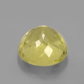 Cuarzo amarillo natural de 6,46 ct, corte redondo, VVS-VS