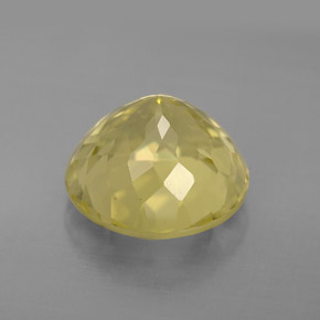Cuarzo amarillo natural de 6,12 ct, corte redondo, VVS-VS