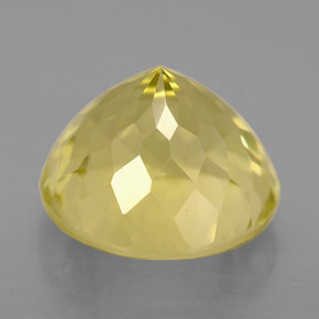 Cuarzo amarillo natural de 5,43 ct, corte redondo, VVS-VS