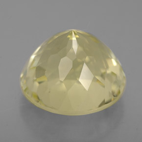 Cuarzo amarillo natural de 5,55 ct, corte redondo, VVS-VS