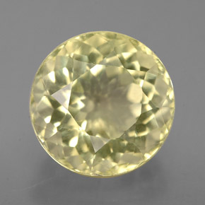 Cuarzo amarillo natural de 5,22 ct, corte redondo, VVS