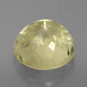 Cuarzo amarillo natural de 5,22 ct, corte redondo, VVS
