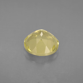 Cuarzo amarillo natural de 2,50 ct, corte redondo, VVS