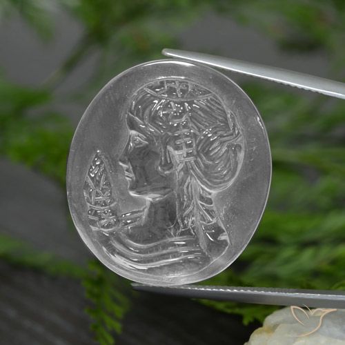 34.18ct Natural Blanco claro Cuarzo, Elegante, Transparente