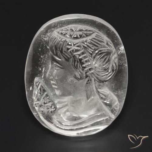 35.80ct Natural Blanco claro Cuarzo, Elegante, Transparente