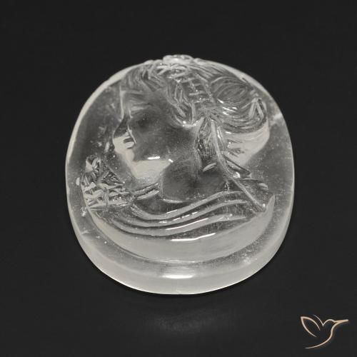 Cuarzo Blanco claro natural de 35.80 ct, Elegante, Transparente