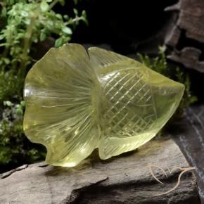 Cuarzo Amarillo maíz claro natural de 106.35 ct, Elegante, Transparente